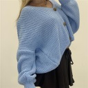 cardigan con bottoni drill